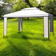 Gazebo White 3x4 m,Canopies & Gazebos 25KG-43214