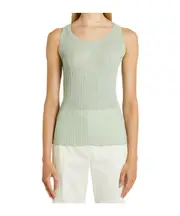 Lurex-Embellished Vest Top S,L White