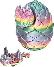 Mystery Dragon Egg,3D-Printed Dragon Egg Desk Toys | Articulated Adults Fidget Dragon, Dragon Fidget Toys with Dragon Inside for Home Workplace