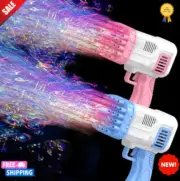 Children's 32hole bubble machine electric bubble gun blowing toy without battery