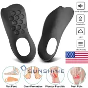 3/4 Soporte De Ortopédicas Plantillas Para Zapatos Arco Alto Para Pies Planos