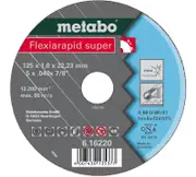 Metabo 616222000 - Cut Off Disc - 125 x 1.6 x 22.23mm Flexiarapid Super