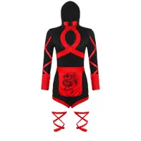 在飛比找蝦皮購物優惠-萬聖節 日本女武士服 日本火影忍者服 COS製服 ninja