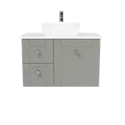 New England Joinery 750mm Diadem Centre Basin Freedom Top Wall Hung Vanity