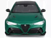 Alfa Romeo Giulia GTA Green w/ Carbon 1/18 Diecast CARZ Bburago
