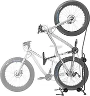 CyclingDeal Upright Bike Stand - for Fat Bikes MTB Road Bikes with up to 4" Tire Width - Premium Quality Vertical & Horizontal Adjustable Bicycle Floor Parking Rack - Wheel Sizes up to 29”