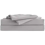 Grey 3 Piece Silky Soft Bed Sheet Set