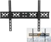 Wall TV Stand - Slim TV Wall Bracket | Monitor Lift Stand Bracket | Flat Curved Screen Holder | 65x42x3cm Spring Locking System Modern Monitors Installation Leveling for Hotel Bedroom Home