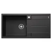 Blanco Single Bowl Left Hand Silgranit Anthracite METRAXL6SLA