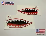 Warhawk Tigershark P-40 Stickers Decals WWII Air Force Aircraft Shark Mouth