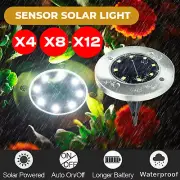 Nekepy Solar Light Automatic Light Sensor Switch 8 LED Light IP44 Waterproof