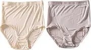 [XWSM] High-Waist Women's Briefs 100% Mulberry Silk Underwear Comfortable Plus Size Soft Panties Shorts Ladies Underpants (Color : K, Size : M/Medium), K