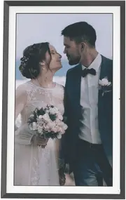 "Qpix 15.6"" Digital Photo Frame IPS Touch Screen with Remote 32GB"