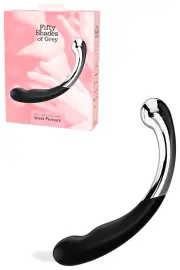 Fifty Shades Sweet Pressure 11.8" Metal & Silicone G Spot Dong