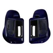 Lower Vented Fairing Fit For Harley Touring Glide 14-23 Zephyr Blue/Black Sunglo