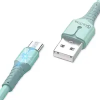 在飛比找樂天市場購物網優惠-【超取免運】Micro USB 液態矽膠手機充電傳輸線 快充