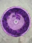 Amethyst Geode Sink / Amethyst Geode Wash Basin For Home & Bathroom Décor Sink