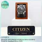 CITIZEN BN0156-05E PROMASTER Eco-Drive GLOBAL MARINE Standard Diver NEW