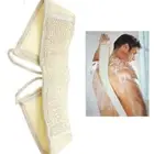 Scrub Loofah Back Strap Bath Shower Body Sponge Scrubber Brush✨ V5U0