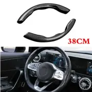 2x Steering Wheel Booster Cover Built-in Decrease Stress Button Fit For 38CM Car (for: Subaru)