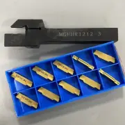 MGMN300-M 3030 3mm Insert + MGEHR1212-3 Parting Off Turning holder Lathe Tool