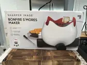 THE SHARPER IMAGE Flameless Marshmallow S’mores Maker, Includes Four Forks, NIB