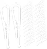 ADOCARN 100PCS Alligator Shirt Sleeve Clips Multifunctional Clothing Fixing Clips for Socks Pants Skirts with Toothed Design for Secure Garment Protection