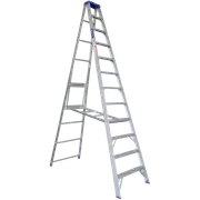 INDALEX 3.7m Industrial Aluminium 150kg Pro Series Single Sided Step Ladder