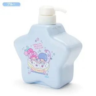 雙子星KIKILALA 藍色按壓瓶500ml，補充空瓶/沐浴罐/洗髮乳/乳液罐/衛浴用品/浴室/旅用，X射線【C568712】