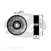 Gates Idler Pulley - 36160