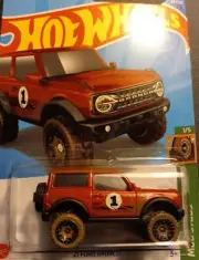 Hot Wheels '21 Ford Bronco Red.