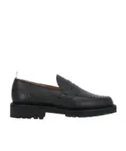 grosgrain-loop round-toe loafers US6,US8.5,US9.5,US6.5,US9,US7.5,US8,US7 black