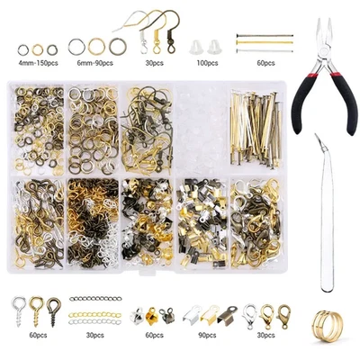 Alloy Accessories Jewelry Findings Set Jewelry Making Tools Copper Wire Open Jum