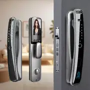 3D face recognition APP remote visual intercom anti-theft password smart lock