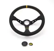 Fits Corsica Steering Wheel Black Leather by Omp Racing, Inc. OD0-1956-071