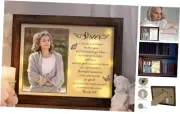 Memorial Gifts for Loss of,Sympathy LED Shadow Boxes 4x6 Photo, Sister