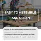 Folding Extendable Dining Table Set with For 4 Chairs for Small Spaces Brown