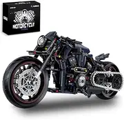 Motorcycle Building Blocks Toy Kit - 623PCS STEM Bricks Set for Teenage Boys, Adults and Enthusiasts - 1:8 Collectible Model for 14+ Year Old Birthday Gifts