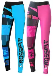 FDX Womens Compression Tights, pants, Running,Training,Yoga,Gym Base Layer Skins