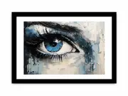 Eyes Modern Art Framed print Art Poster