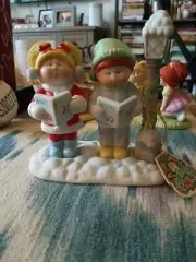 Cabbage Patch Kids Figurine Porcelain 1984 Christmas Carolers Xavier Roberts NWT
