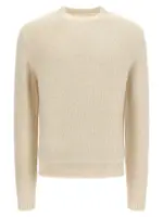 [Jil Sander] Jil Sander-Alpaca Wool Sweater Maglioni Bianco-Uomo 50IT