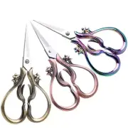 Steel Sewing Scissor Durable Sharp Vintage Stylish Design for Cutting Embroidery