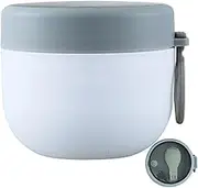 Thermos Food Jar,600ml Double Insulation Thermal Lunch Box with Silicone Seal and Handle | Kids Adults Food Container to Keep Food Hot for School Travel Picnic