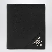 [Prada] Small black wallet in Saffiano One size Black