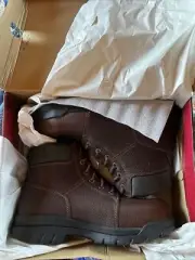 Wolverine Marquette 6” Walnut Steel Toe Work Boots. Size 12 M.
