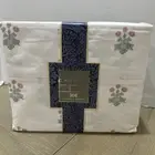 WILLIAM MORRIS Woodland Floral Queen Cotton Percale Sheet Set Clay NWT