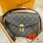 二手精品LV 路易威登 POCHETTE METIS M44875 經典老花 郵差包/學院包/肩背包/手提包 免運