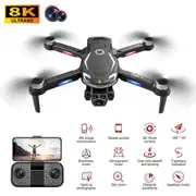 New Drone 8K Professional HD Dual Camera Obstacle Avoidance Optical Flow Positioning RC Quadcopter Toys Color Black