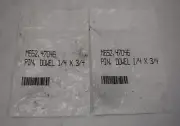Agri-Fab 47046 Pin Dowel 1/4" x 3/4" Metal Replacement Pin Dowel 2 Pack